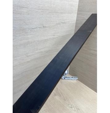 Эбен Чёрный заготовка накладки для бас-гитары Смешанный А 8(7)х71-59х677 мм-7
