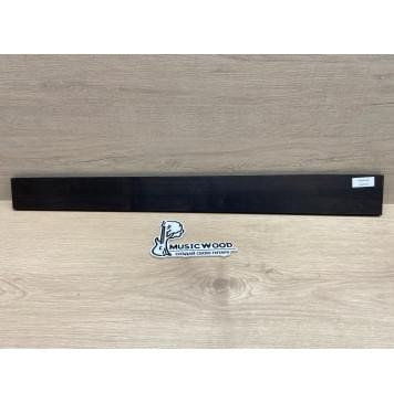 Эбен Чёрный заготовка накладки для бас-гитары Смешанный А 8(7)х71-59х677 мм-8