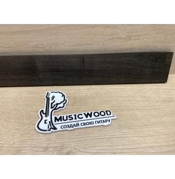 Эбен Чёрный заготовка накладки для бас-гитары Смешанный А 8(7)х67-57х712 мм-2