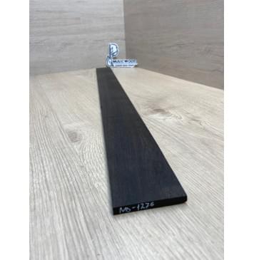 Эбен Чёрный заготовка накладки для бас-гитары Смешанный А 8(7)х67-57х712 мм-3