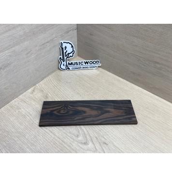 Эбен Мадагаскарский универсальная заготовка Тангент АА 7х64х225 мм-0