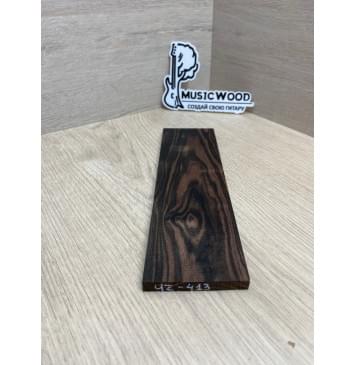 Эбен Мадагаскарский универсальная заготовка Тангент АА 7х64х225 мм-1