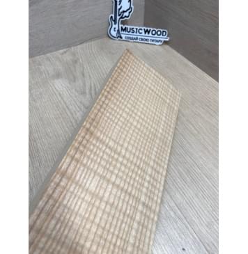 Ясень Белый Волнистый заготовка грифа для бас-гитары Радиал АА Волна ААА 43х98х1015 мм (заготовка без напряжения)-4