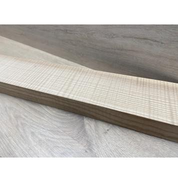 Ясень Белый Волнистый заготовка грифа для бас-гитары Радиал АА Волна ААААА 42х98х1008 мм (заготовка без напряжения)-1