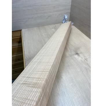 Ясень Белый Волнистый заготовка грифа для бас-гитары Радиал АА Волна ААААА 42х98х1008 мм (заготовка без напряжения)-7