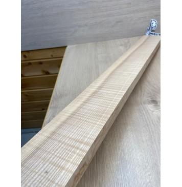 Ясень Белый Волнистый заготовка грифа для бас-гитары Радиал АА Волна ААА 29х98х1030 мм (заготовка без напряжения)-4