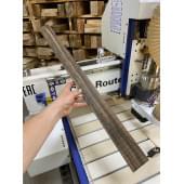 Фрезерованная накладка для Бас-гитары, Зирикот, мензура 34" (863,6мм), 24 лада, 7х70-50х700мм, паз 0,6х3,5мм, Радиал ААА, MusicWood