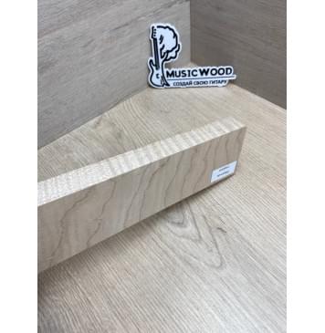 Клён Белый Явор, Волнистый Универсальная заготовка Радиал ААА Волна ААА 23х63х250 мм-3