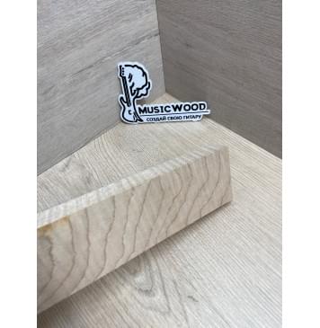 Клён Белый Явор, Волнистый Универсальная заготовка Радиал ААА Волна ААА 23х63х250 мм-9