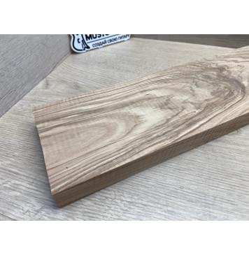 Ясень Оливковый Волнистый Универсальная заготовка Смешанный АА Волна АА 25х110х378 мм-3