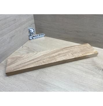 Ясень Оливковый Волнистый Универсальная заготовка Смешанный АА Волна ААА 26х106х521 мм-0