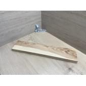 Ясень Оливковый Волнистый Универсальная заготовка Смешанный АА Волна ААА 25х111х526 мм