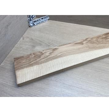 Ясень Оливковый Волнистый Универсальная заготовка Смешанный АА Волна ААА 25х111х526 мм-3