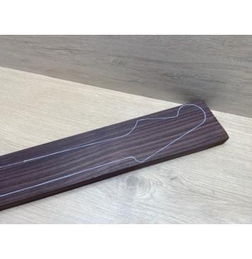 Палисандр Индийский заготовка грифа Радиал АА 26х97-81х776 мм-2