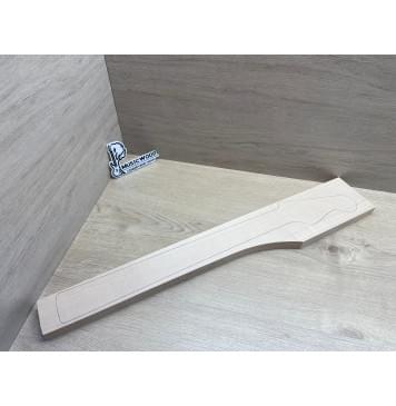 Клён Белый заготовка грифа для электрогитары Радиал А 24х110-65х709 мм-0