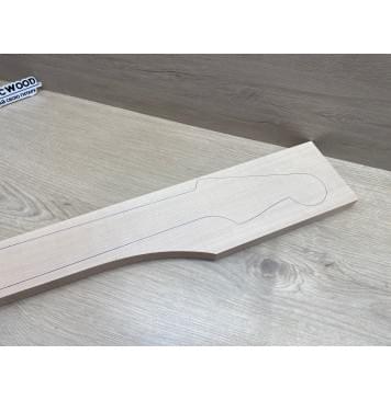 Клён Белый заготовка грифа для электрогитары Радиал А 24х110-65х709 мм-10