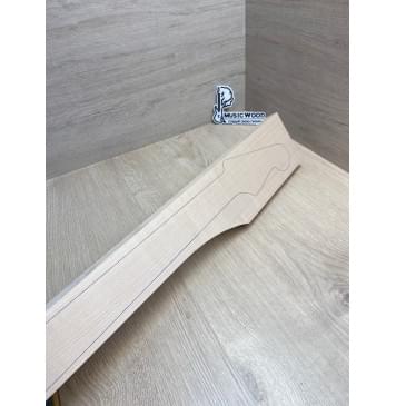 Клён Белый заготовка грифа для электрогитары Радиал А 24х110-65х709 мм-3