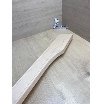 Клён Белый заготовка грифа для электрогитары Радиал А 24х110-65х709 мм-9