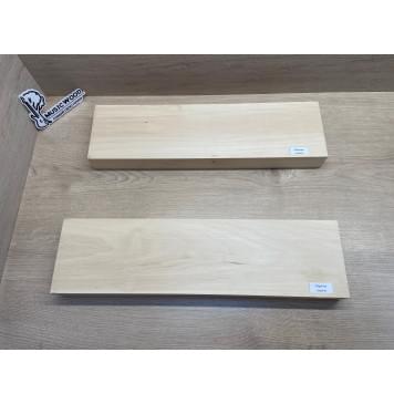 Липа Американская (Basswood), North America Prime wood заготовка корпуса гитары со сквозным грифом Смешанный ААА 45х136х490-510 мм, 2 шт, 470 кг/м3-9