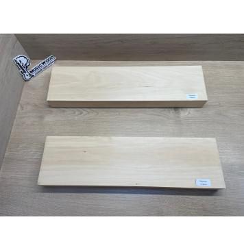Липа Американская (Basswood), North America Prime wood заготовка корпуса гитары со сквозным грифом Смешанный ААА 45х136х490-510 мм, 2 шт, 470 кг/м3-4