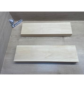 Липа Американская (Basswood), North America Prime wood заготовка корпуса гитары со сквозным грифом Смешанный ААА 45х136х490-510 мм, 2 шт, 470 кг/м3-0