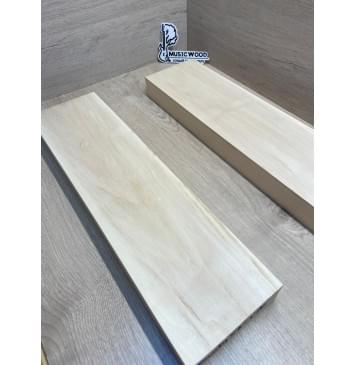 Липа Американская (Basswood), North America Prime wood заготовка корпуса гитары со сквозным грифом Смешанный ААА 45х136х490-510 мм, 2 шт, 470 кг/м3-5