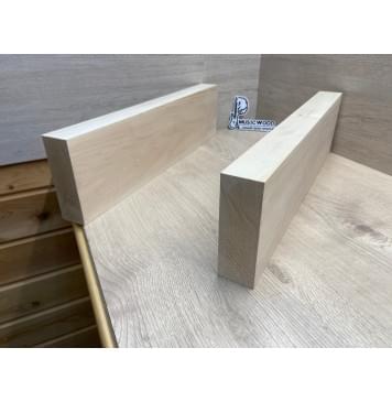 Липа Американская (Basswood), North America Prime wood заготовка корпуса гитары со сквозным грифом Смешанный ААА 45х136х490-510 мм, 2 шт, 470 кг/м3-6