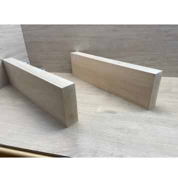 Липа Американская (Basswood), North America Prime wood заготовка корпуса гитары со сквозным грифом Смешанный ААА 45х136х490-510 мм, 2 шт, 470 кг/м3-7