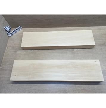Липа Американская (Basswood), North America Prime wood заготовка корпуса гитары со сквозным грифом Смешанный ААА 46х135х572-547 мм, 2 шт, 470 кг/м3-9