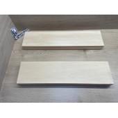 Липа Американская (Basswood), North America Prime wood заготовка корпуса гитары со сквозным грифом Смешанный ААА 46х135х572-547 мм, 2 шт, 470 кг/м3