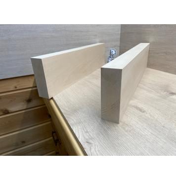 Липа Американская (Basswood), North America Prime wood заготовка корпуса гитары со сквозным грифом Смешанный ААА 46х135х572-547 мм, 2 шт, 470 кг/м3-7
