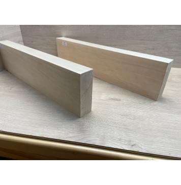 Липа Американская (Basswood), North America Prime wood заготовка корпуса гитары со сквозным грифом Смешанный ААА 46х135х572-547 мм, 2 шт, 470 кг/м3-8