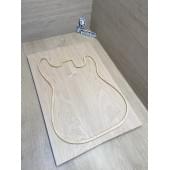 Клён Белый заготовка на топ Тангент ААА 18х181х545 мм - 2 шт. (книжкой)