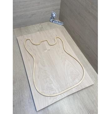 Клён Белый заготовка на топ Тангент ААА 18х181х545 мм - 2 шт. (книжкой)-0