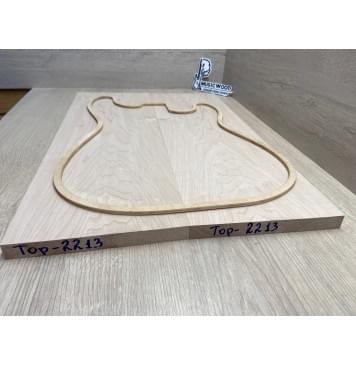 Клён Белый заготовка на топ Тангент ААА 18х181х545 мм - 2 шт. (книжкой)-2