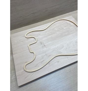 Клён Белый заготовка на топ Тангент ААА 18х181х545 мм - 2 шт. (книжкой)-4