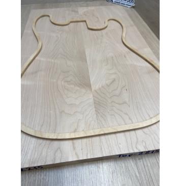 Клён Белый заготовка на топ Тангент АА 18х179х565 мм - 2 шт. (книжкой)-3