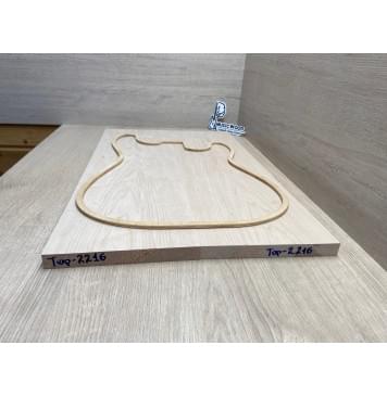 Клён Белый заготовка на топ Тангент АА 19х182х587 мм - 2 шт. (книжкой)-1