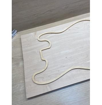 Клён Белый заготовка на топ Тангент АА 19х181х540 мм - 2 шт. (книжкой)-4