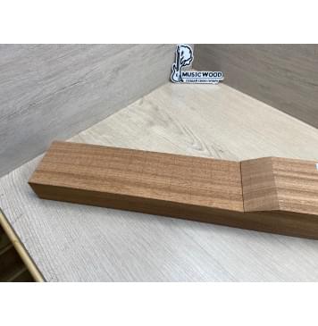 Сапели заготовка грифа электрогитары Радиал ААА 74-49х95х740 мм-8