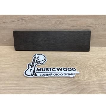 Эбен Чёрный заготовка накладки для народных инструментов Смешанный АА 7х67-63х255 мм-0