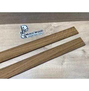 Овенгкол заготовка для переклеенного сквозного грифа гитары Смешанный ААА 6х50х1165 мм-1