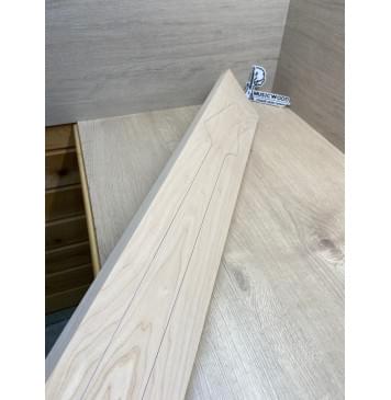 Клён Белый заготовка грифа для бас-гитары Тангент ААААА 23х140х946 мм-3