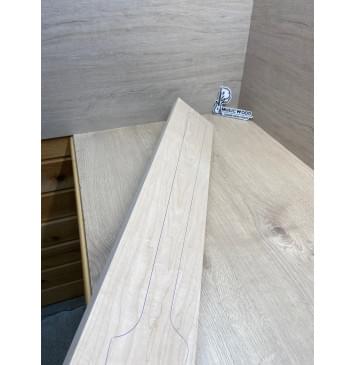 Клён Белый заготовка грифа для бас-гитары Тангент ААААА 23х140х946 мм-7