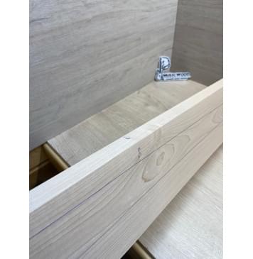 Клён Белый заготовка грифа для бас-гитары Тангент АА 25х139х890 мм-3