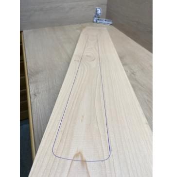 Клён Белый заготовка грифа для бас-гитары Тангент АА 25х139х890 мм-6