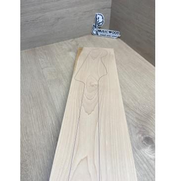 Клён Белый заготовка грифа для бас-гитары Тангент АА 25х139х890 мм-7