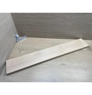 Клён Белый заготовка грифа для бас-гитары Тангент АА 24х138х910 мм-0