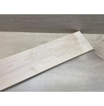 Клён Белый заготовка грифа для бас-гитары Тангент АА 24х138х910 мм-10