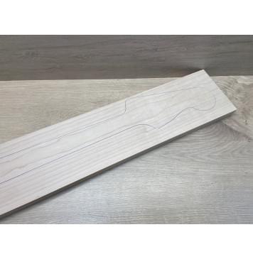 Клён Белый заготовка грифа для бас-гитары Тангент ААААА 27х139х948 мм-3